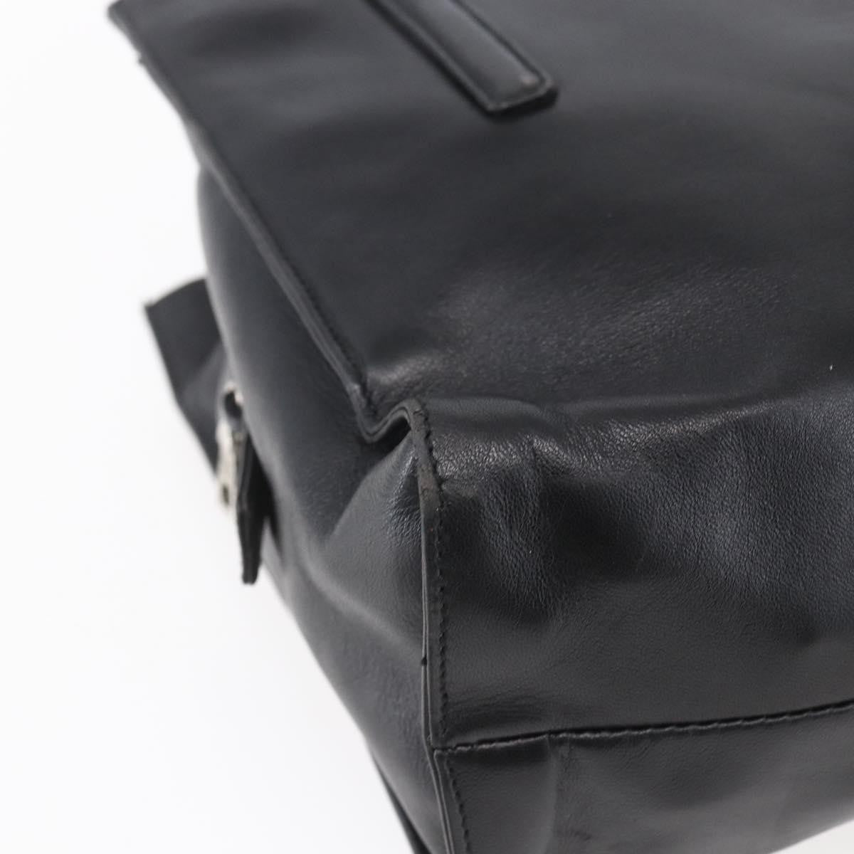 Prada Vintage Shoulder Bag Leather, BLACK, LEATHER, Shoulder bag