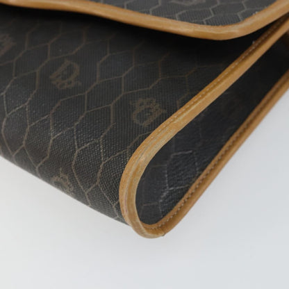 Christian Dior Vintage Honeycomb Shoulder Bag Canvas, BLACK, CANVAS, Shoulder bag