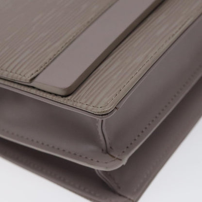 Louis Vuitton Biarritz Shoulder Bag Epi Leather, GRAY, LEATHER, Shoulder bag