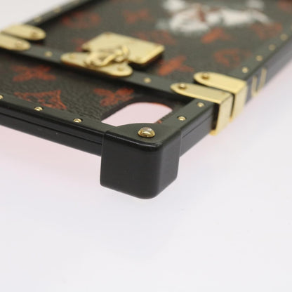 Louis Vuitton Phone case Canvas, BLACK, METAL, Tech accessory