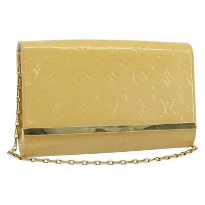 Louis Vuitton Ana Bag Monogram Vernis, YELLOW, PATENT_LEATHER, Clutche & pouche