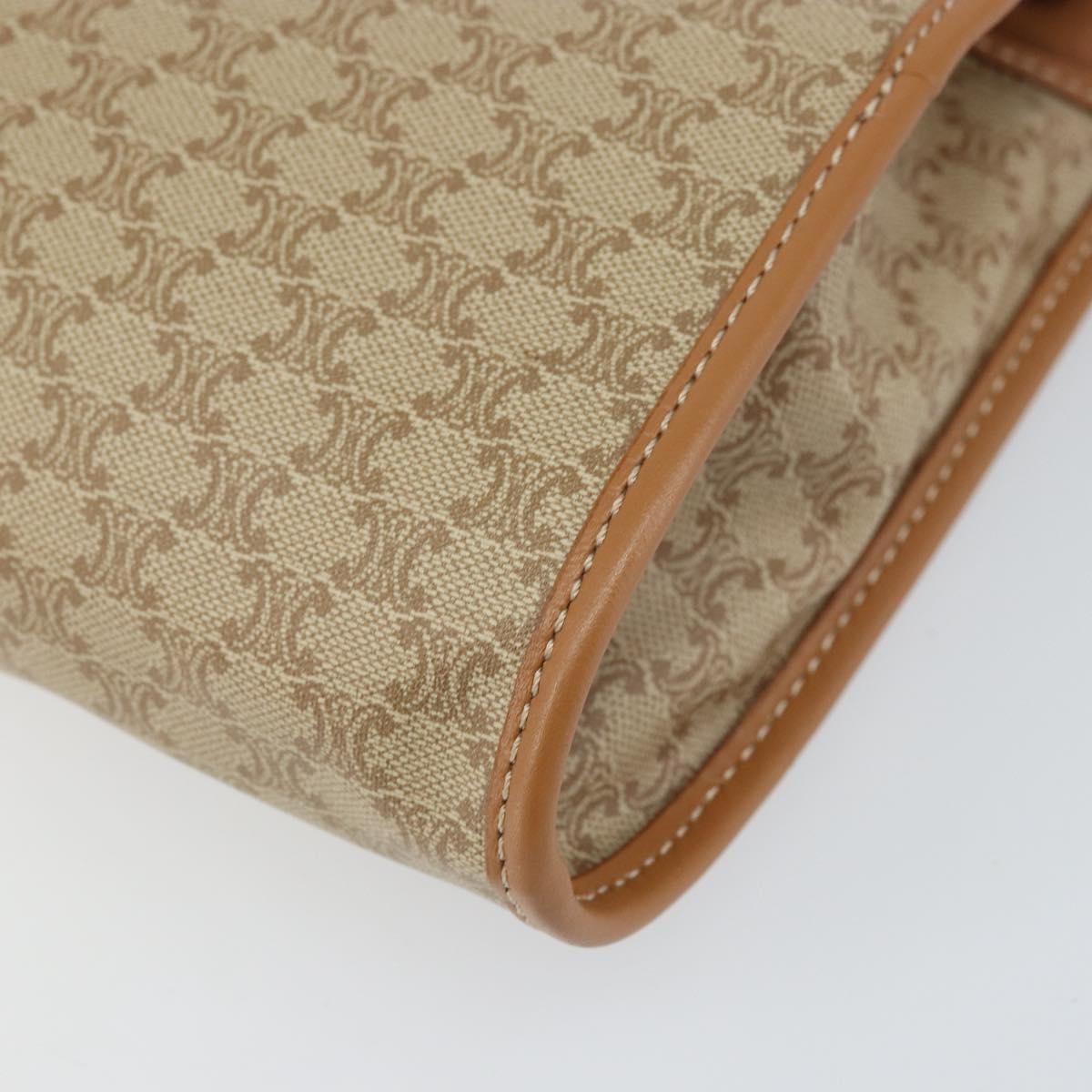 Celine Macadam Pochette Classic, BEIGE, CANVAS, Clutche & pouche