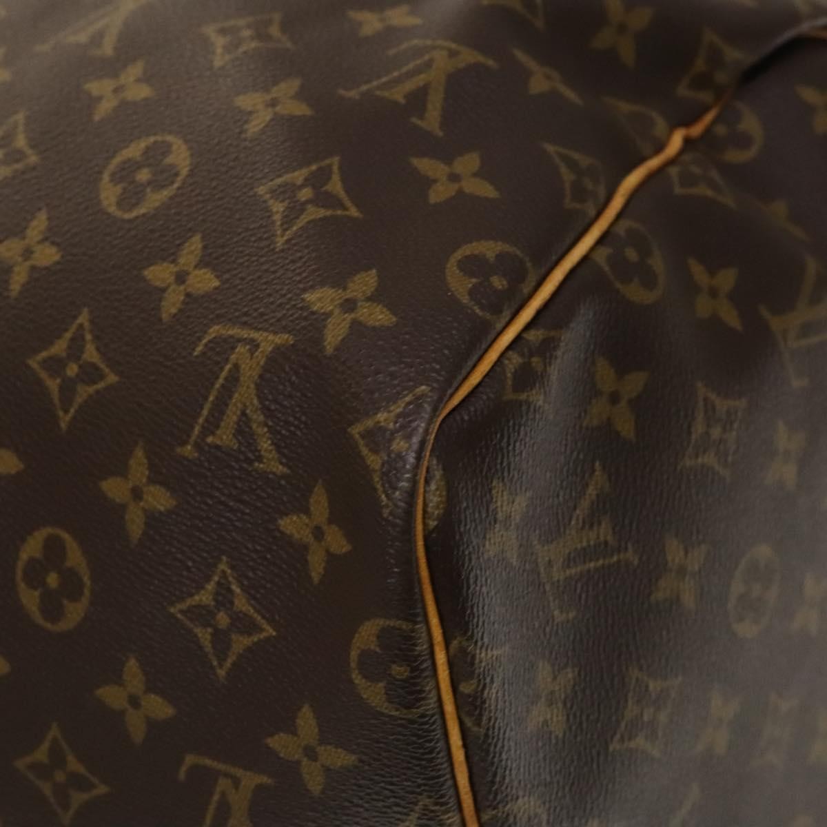 Louis Vuitton Keepall Bag Monogram Canvas, BROWN, CANVAS, Travel bag