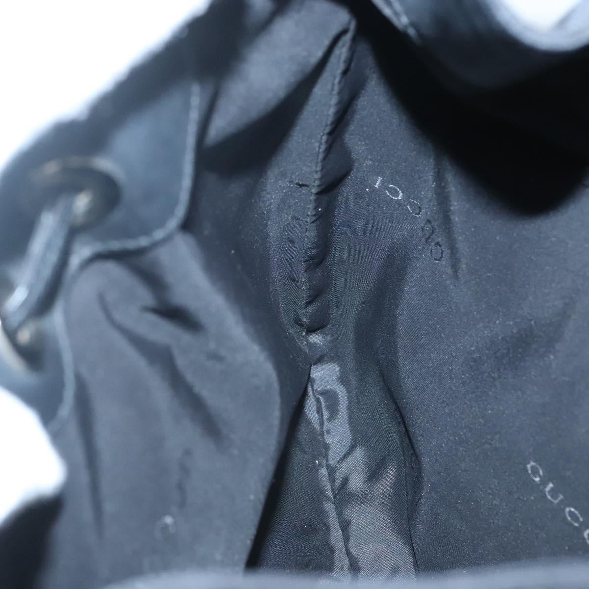 Gucci Miss Bamboo Bucket Bag GG Canvas, BLACK, CANVAS, Shoulder bag