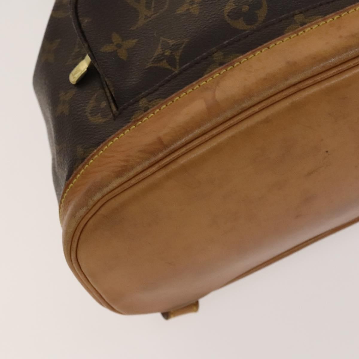 Louis Vuitton Vintage Montsouris Backpack Monogram Canvas, BROWN, CANVAS, Backpack