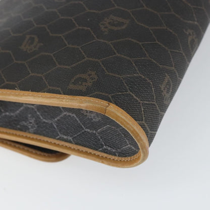 Christian Dior Vintage Honeycomb Shoulder Bag Canvas, BLACK, CANVAS, Shoulder bag
