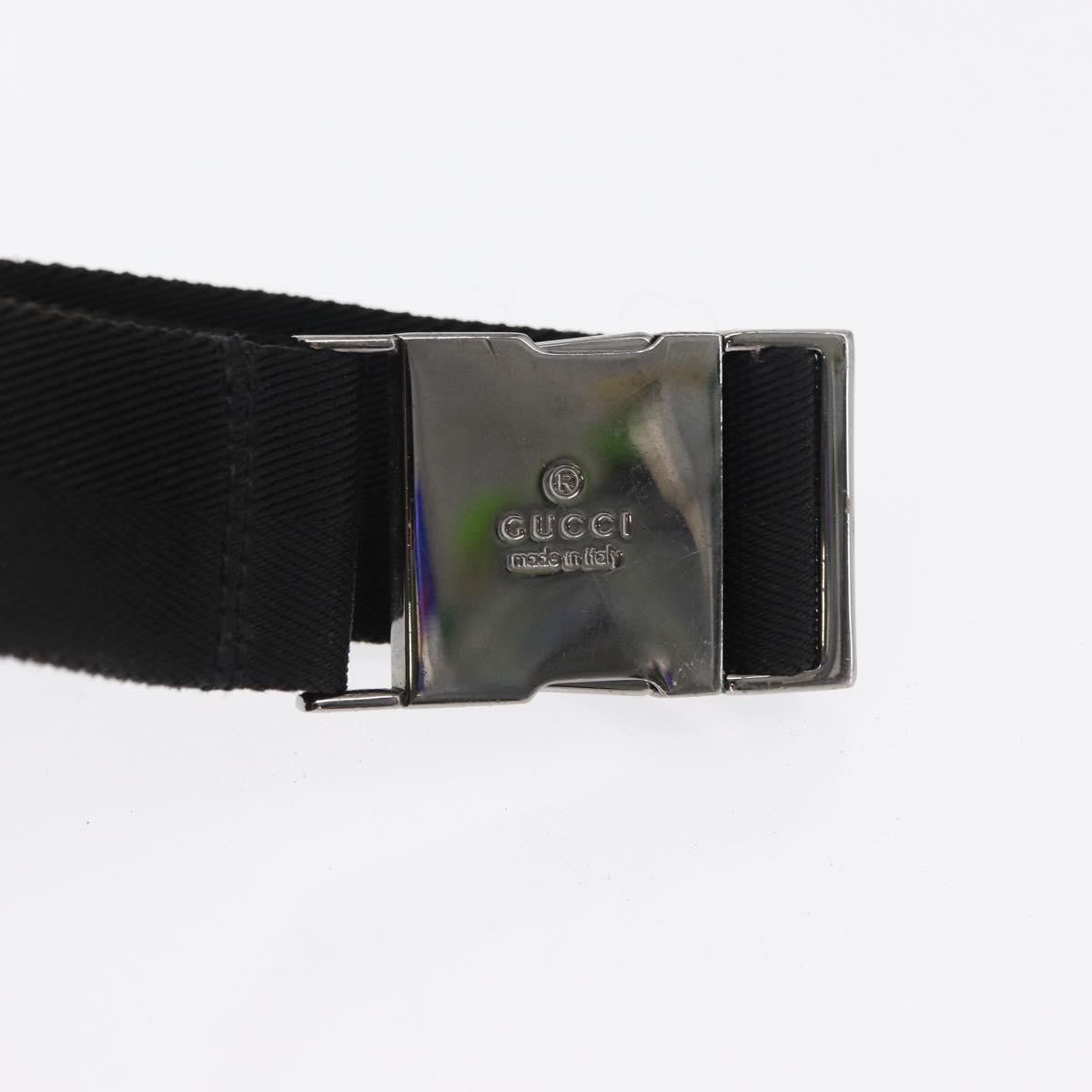 Gucci Vintage Jackie Waist Bag GG Canvas, BLACK, CANVAS, Shoulder bag