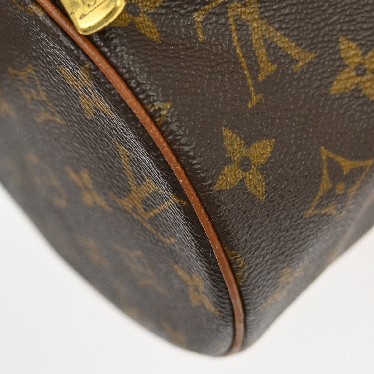 Louis Vuitton Papillon Handbag Monogram Canvas, Brown, Canvas, Handbag
