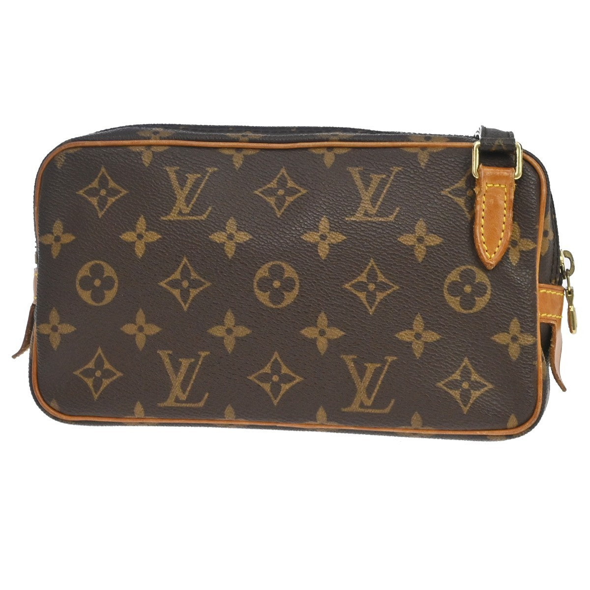 Louis Vuitton Pochette Marly Bandouliere Bag Monogram Canvas, Brown, Canvas, Clutch