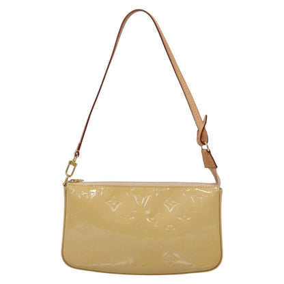 Louis Vuitton Pochette Accessoires NM Monogram Vernis, BEIGE, PATENT_LEATHER, Clutche & pouche