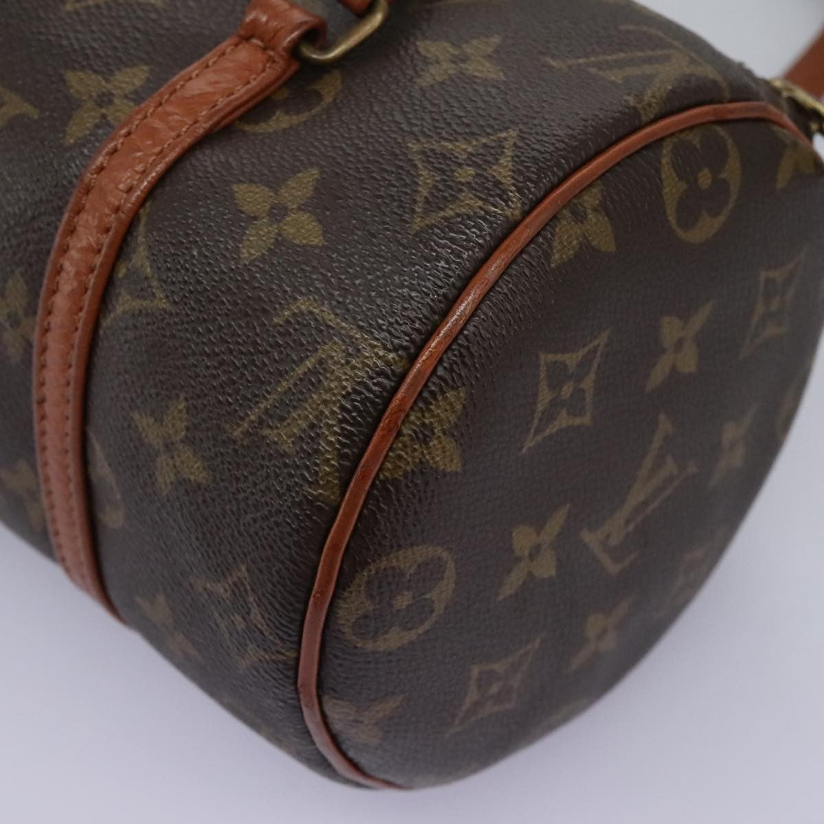 Louis Vuitton Papillon Handbag Monogram Canvas, BROWN, CANVAS, Handbag