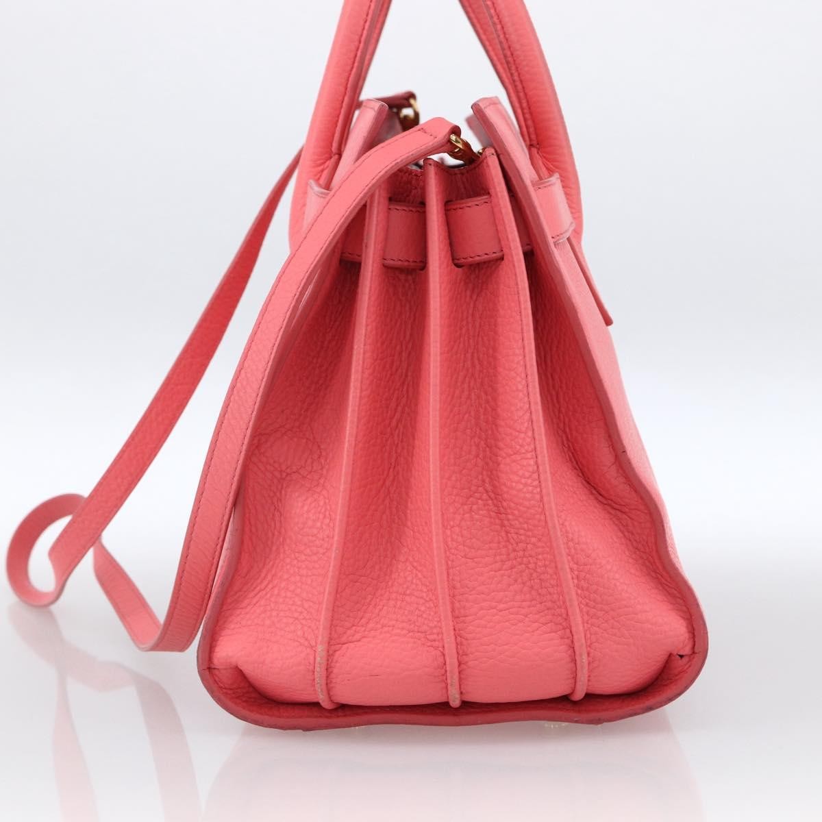 Saint Laurent Sac de Jour Bag Leather, PINK, LEATHER, Handbag