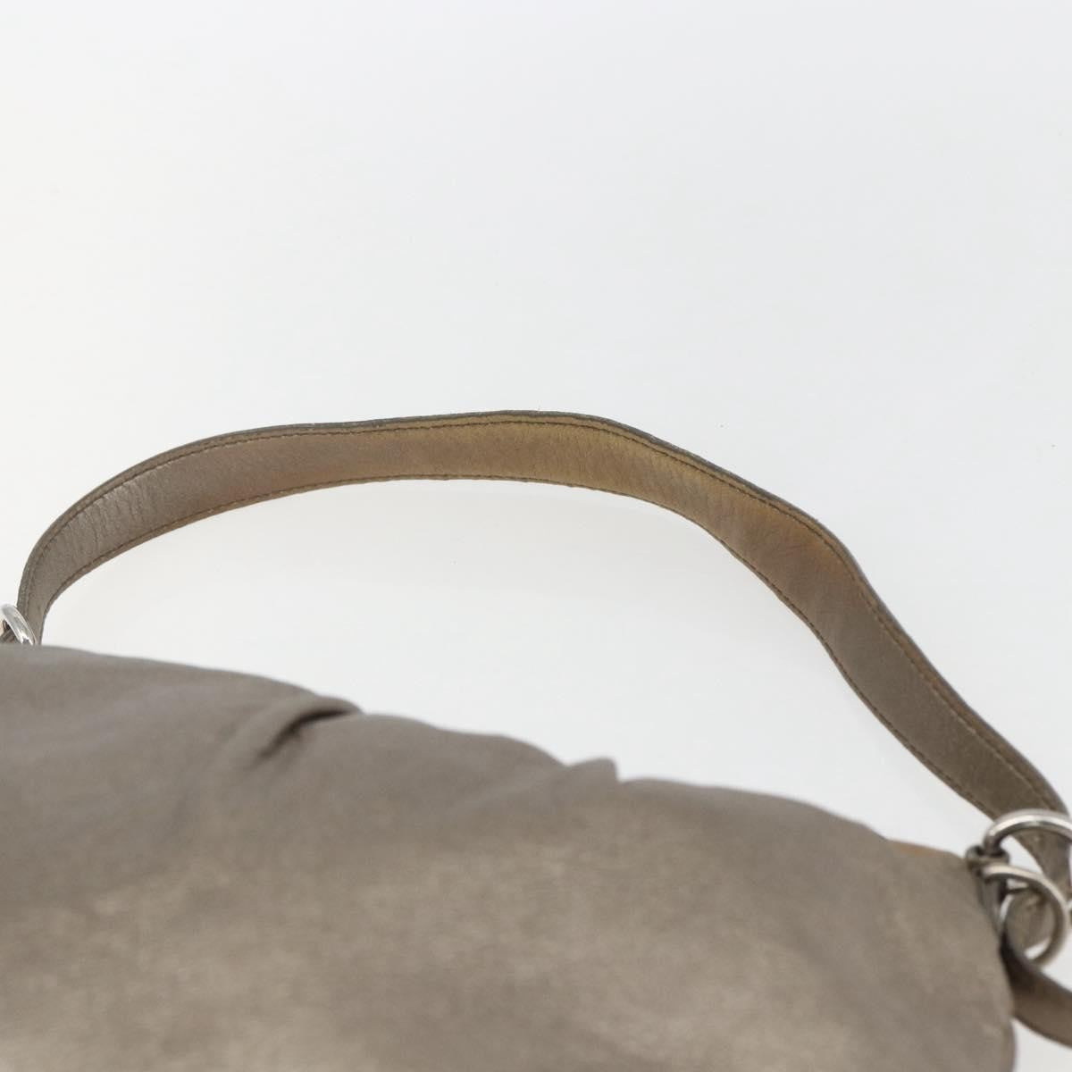Miu Miu Shoulder Bag Leather, GOLD, LEATHER, Shoulder bag