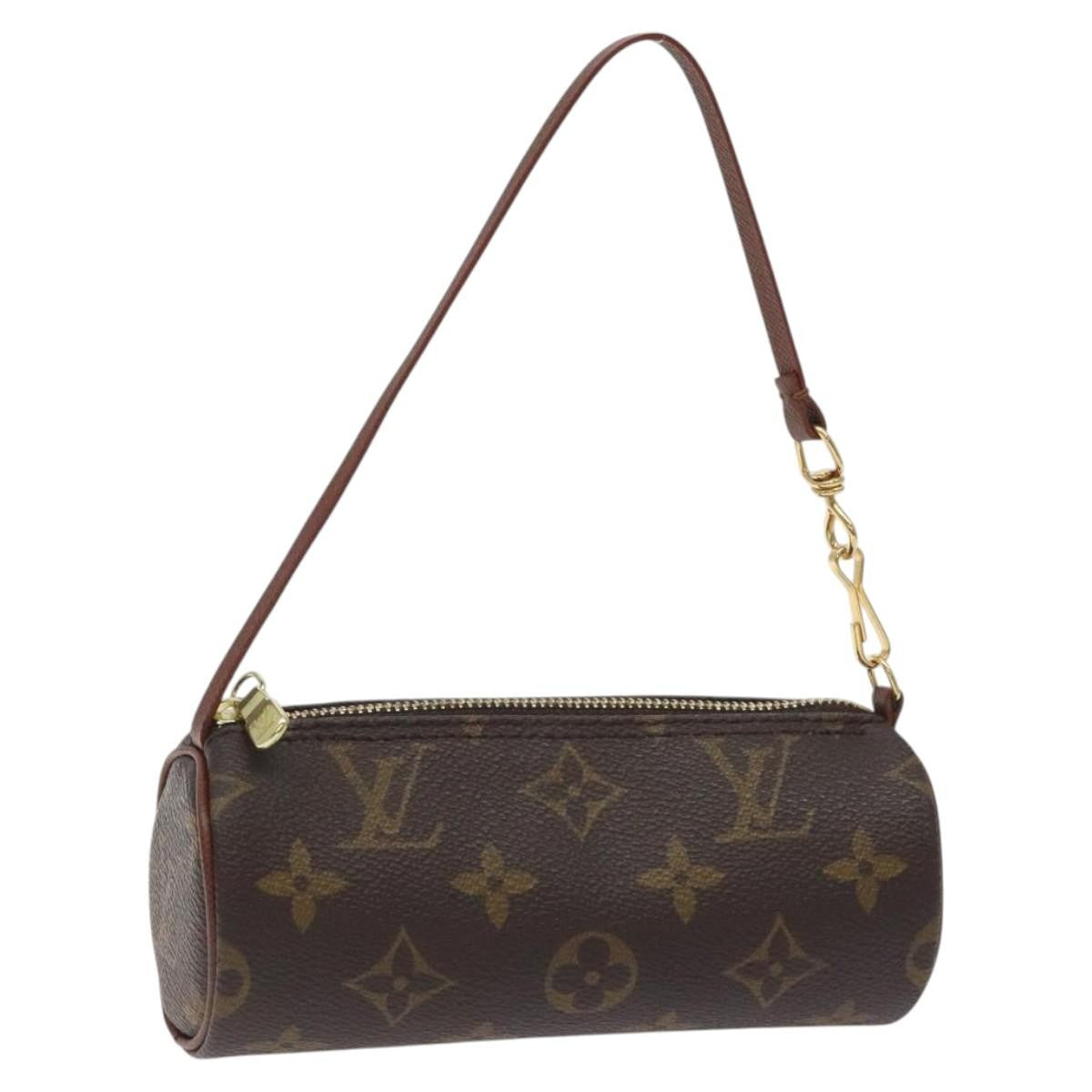 Louis Vuitton Papillon Pochette Monogram Canvas, BROWN, CANVAS, Handbag
