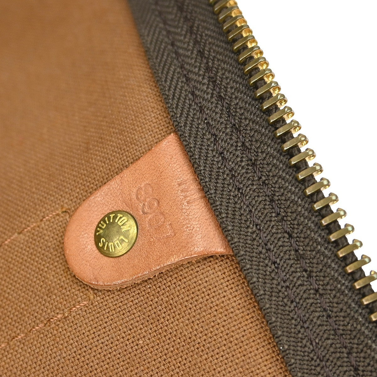 Louis Vuitton Keepall Bag Monogram Canvas, BROWN, CANVAS, Travel bag