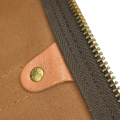 Louis Vuitton Keepall Bag Monogram Canvas, BROWN, CANVAS, Travel bag