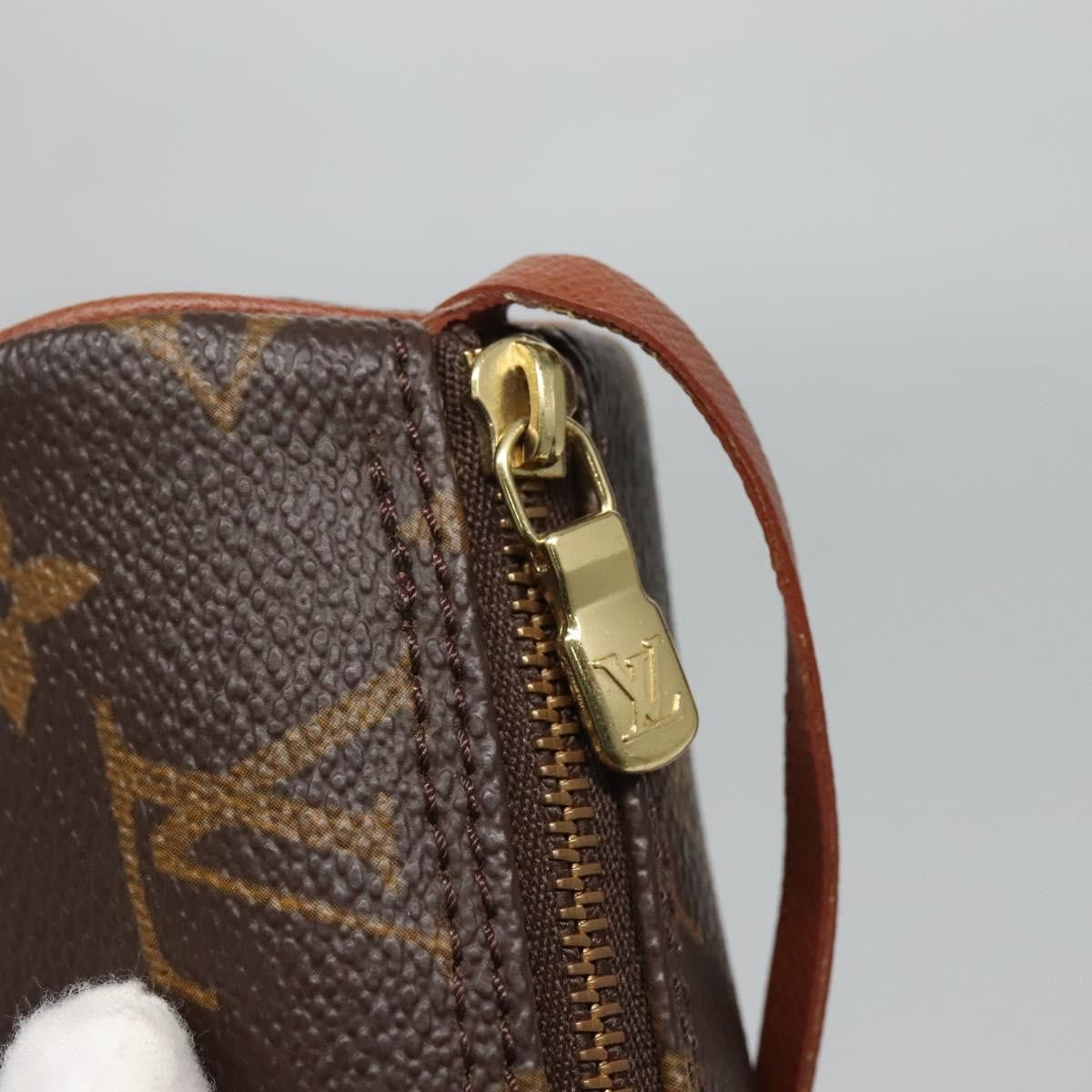 Louis Vuitton Papillon Pochette Monogram Canvas, BROWN, CANVAS, Handbag