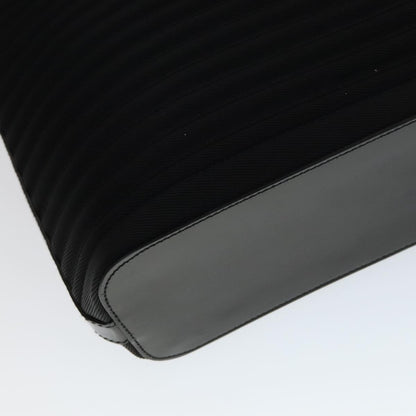 Gucci Vintage Bamboo Handle Bag Nylon, BLACK, NYLON, Handbag