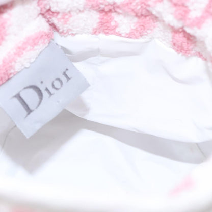 Christian Dior Vintage Trotter Pouch Pile, Pink, Canvas, Clutch