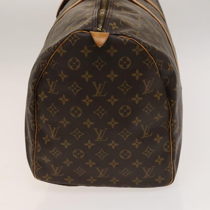 Louis Vuitton Keepall Bag Monogram Canvas, BROWN, CANVAS, Travel bag