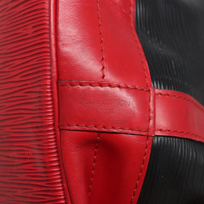 Louis Vuitton Bicolor Noe Handbag Epi Leather, BLACK, LEATHER, Handbag