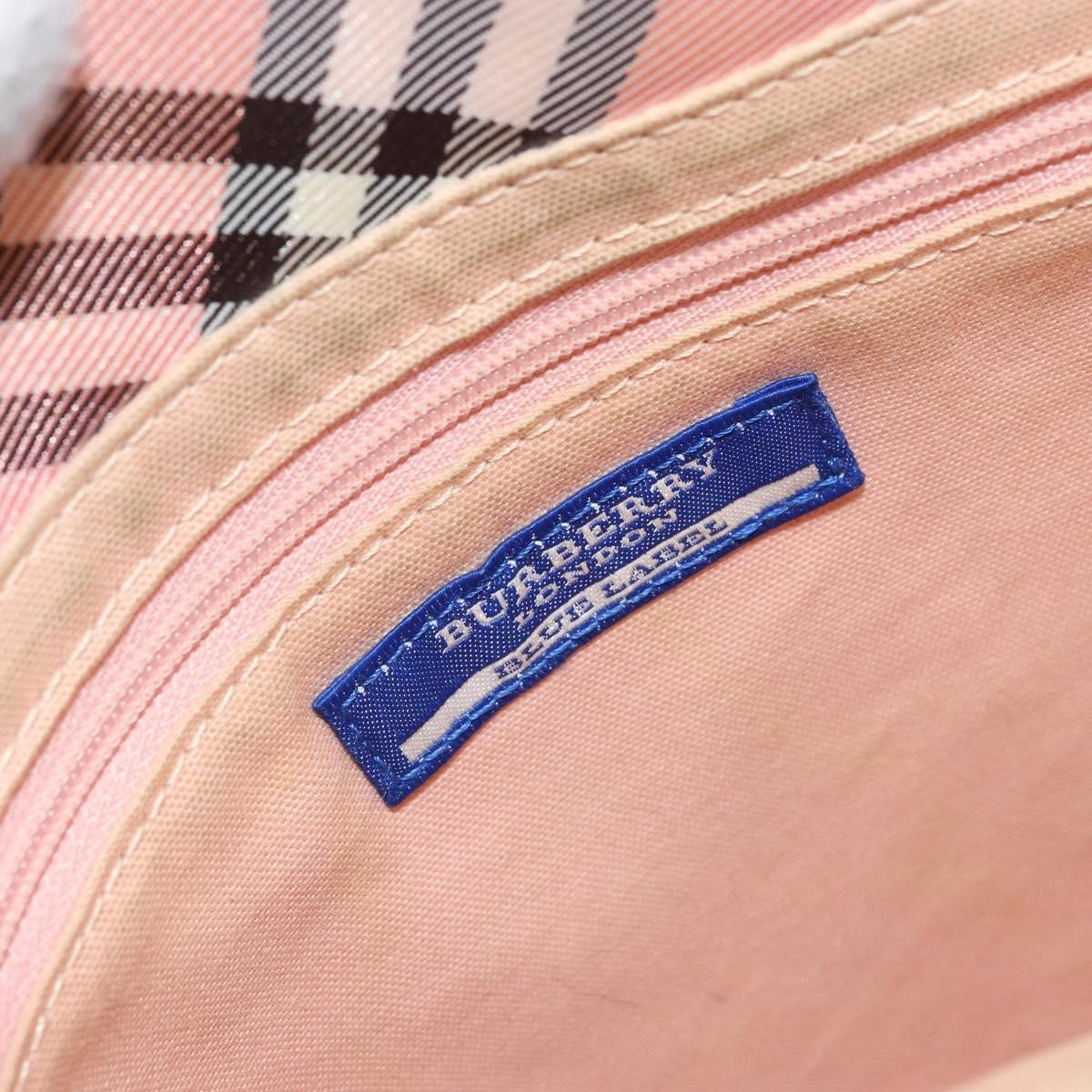 Burberry Nova check Shoulder bag Canvas, PINK, CANVAS, Shoulder bag