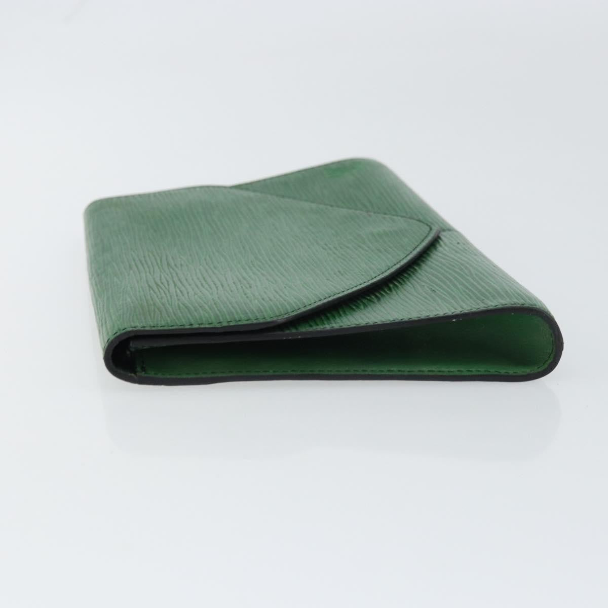 Louis Vuitton Art Deco Clutch Epi Leather, GREEN, LEATHER, Clutche & pouche