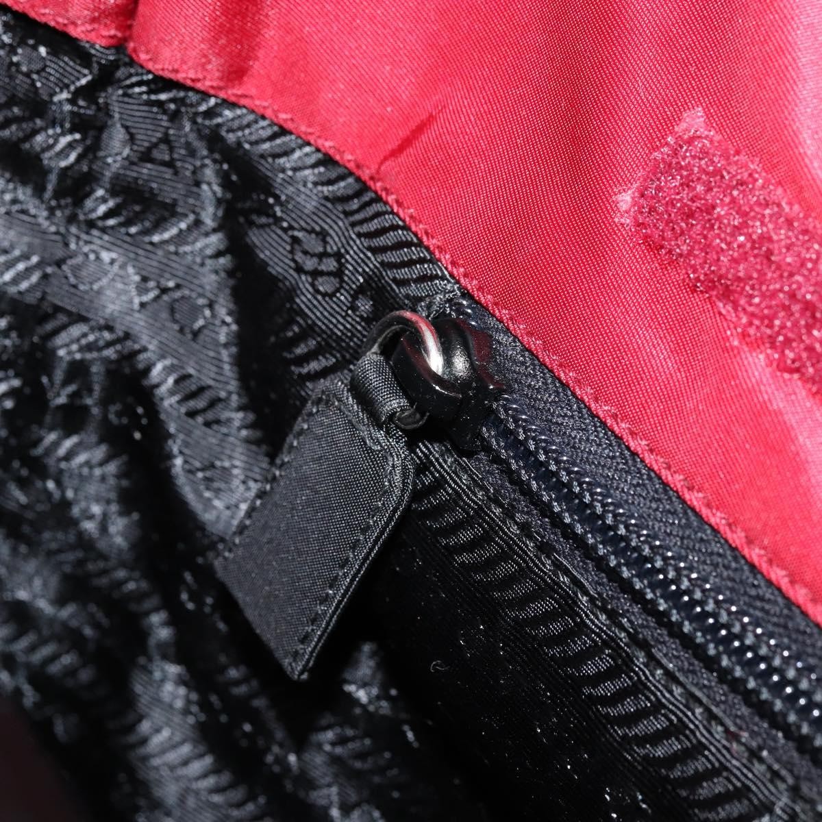Prada Vintage Tote Tessuto, RED, NYLON, Tote bag