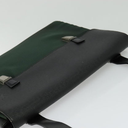 Louis Vuitton Saratov Messenger Bag Taiga Leather and Canvas, GRAY, LEATHER, Crossbody bag