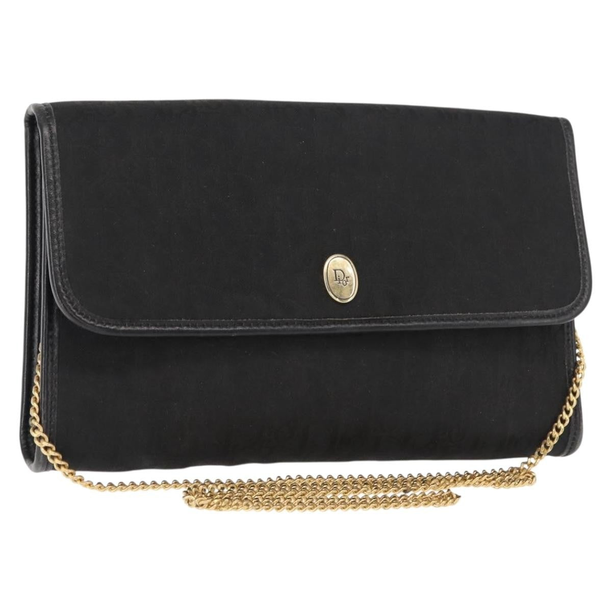 Christian Dior Trotter shoulder bag Canvas, BLACK, CANVAS, Shoulder bag