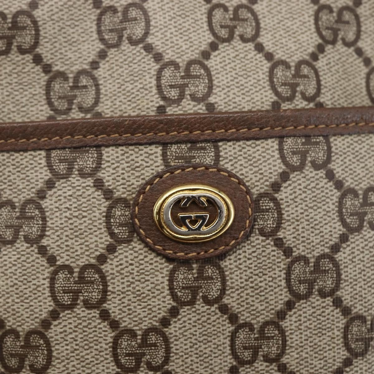 Gucci Micro GG supreme shoulder bag GG canvas, BEIGE, CANVAS, Shoulder bag