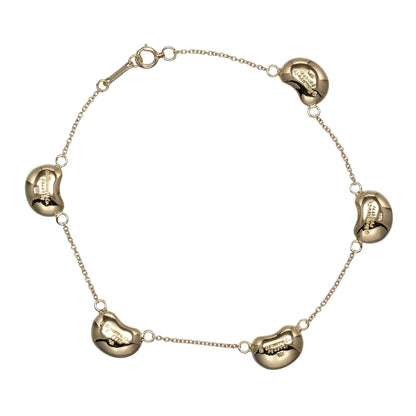 Tiffany & Co. Bean Bracelet BEAN 5 MOTIFS K18 Yellow Gold, GOLD, YELLOW_GOLD, Bracelet