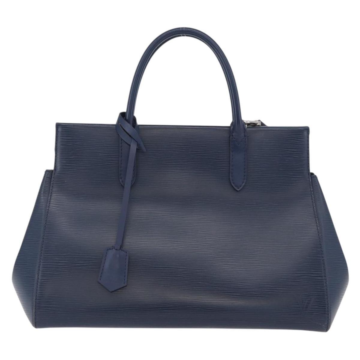 Louis Vuitton Marly Handbag Epi Leather, Blue, Leather, Handbag