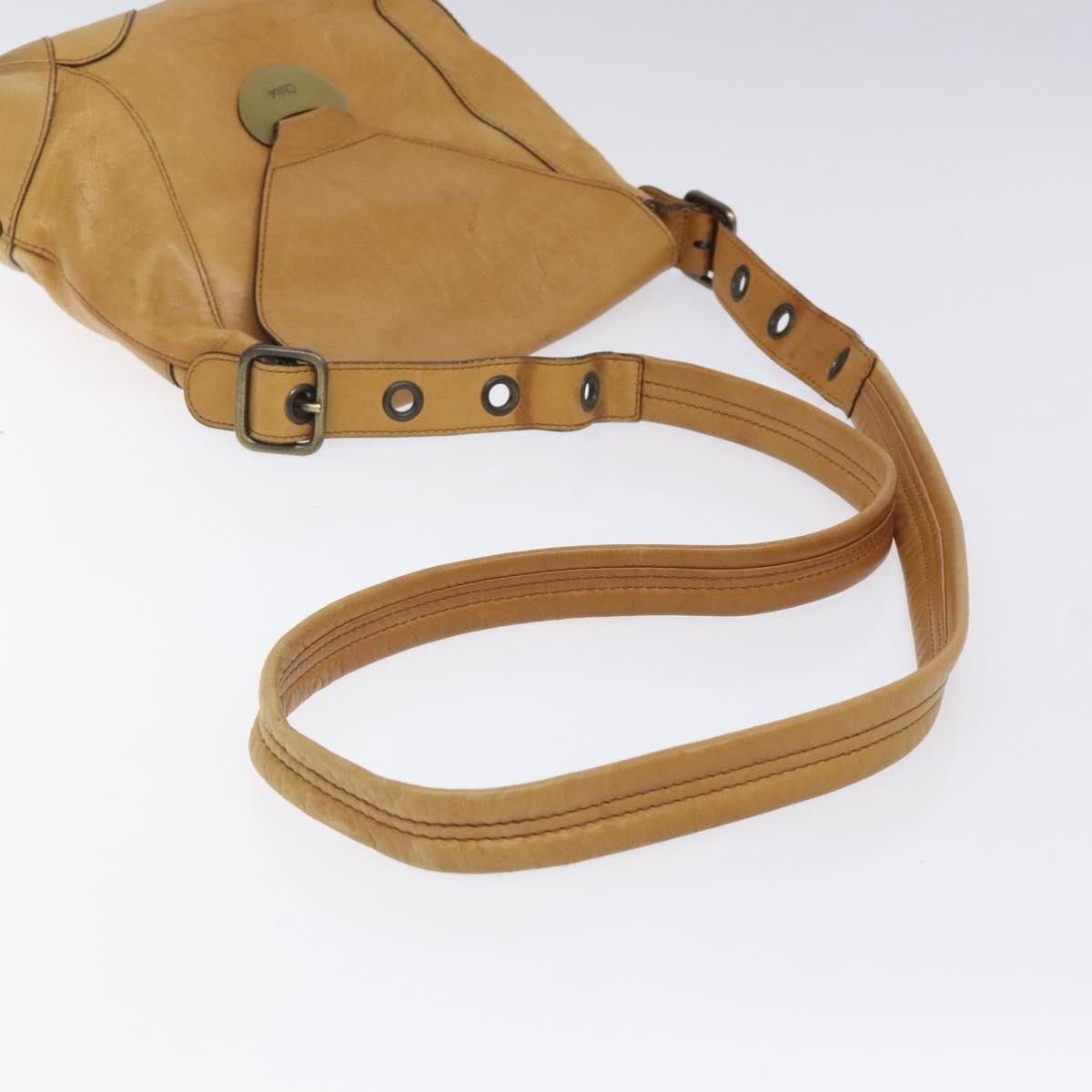Chloe Vintage Flap shoulder bag Leather, BROWN, LEATHER, Shoulder bag