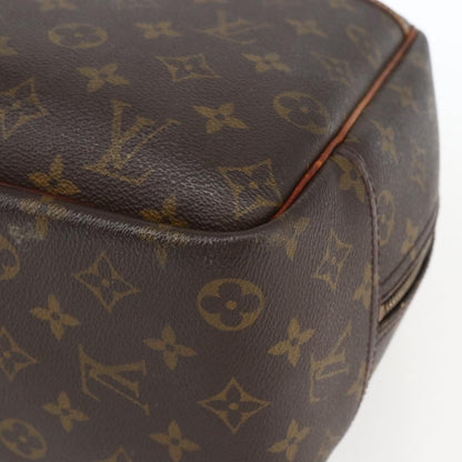 Louis Vuitton Deauville Handbag Monogram Canvas, BROWN, CANVAS, Handbag