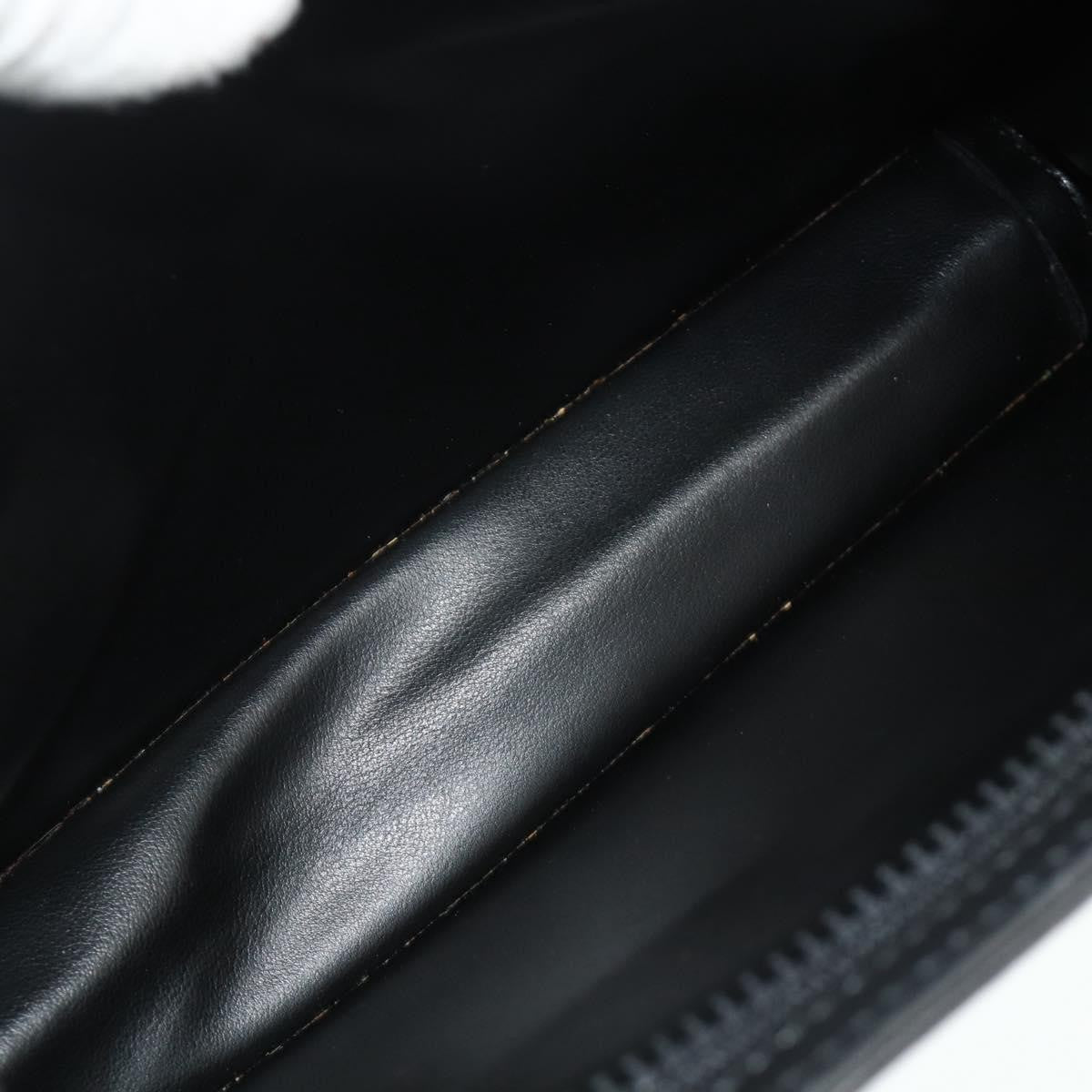 Celine Clutch Bag Leather, Black, Leather, Clutch