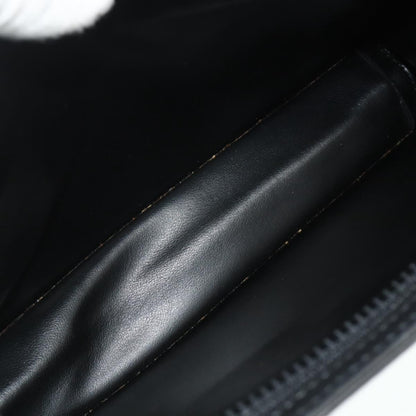Celine Clutch Bag Leather, Black, Leather, Clutch