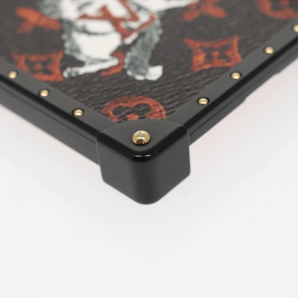 Louis Vuitton Phone case for iPhone X/XS Monogram canvas, BLACK, CANVAS, Clutche & pouche