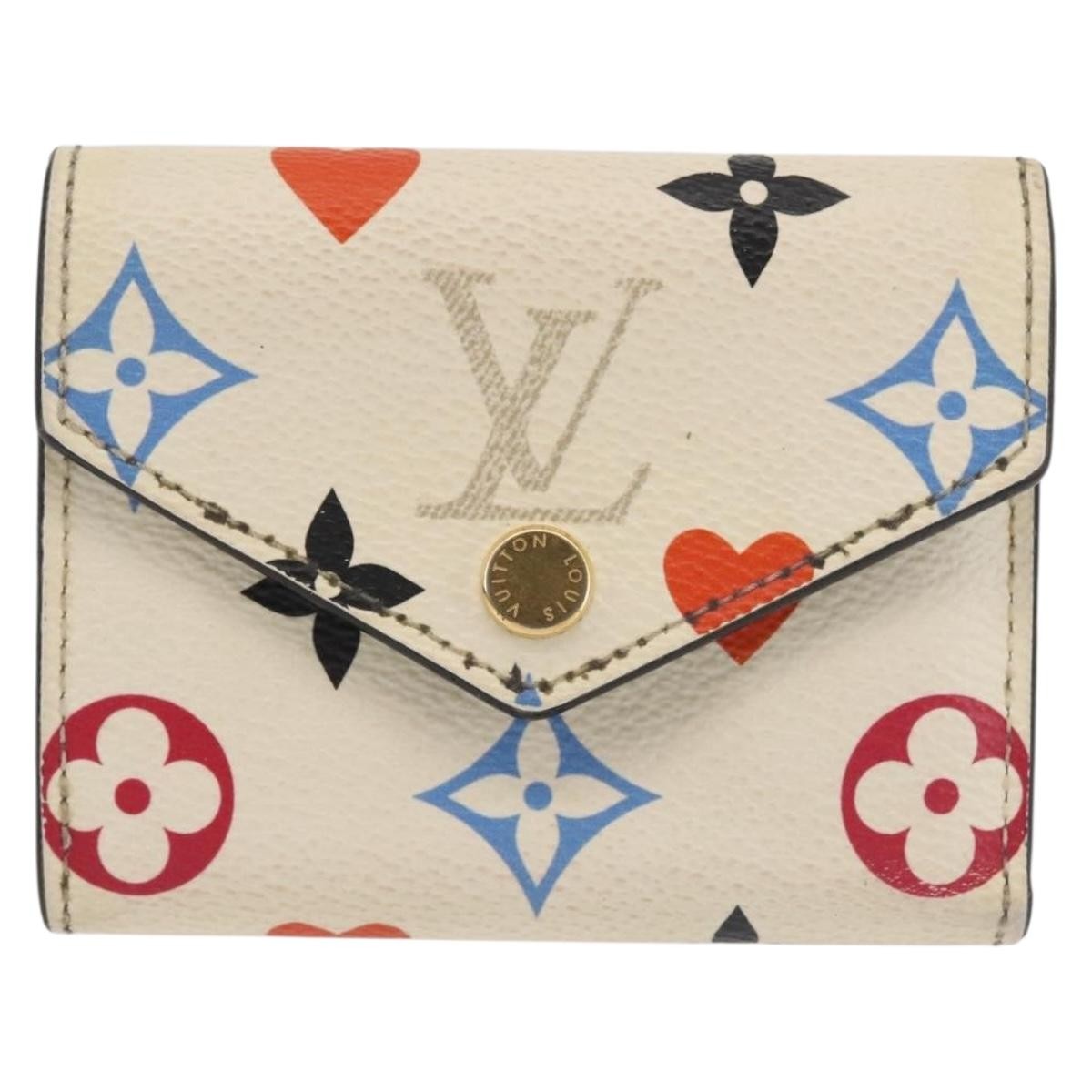 Louis Vuitton x Takashi Murakami Victorine Wallet Monogram Multicolor Coated Canvas, WHITE, CANVAS, Wallets