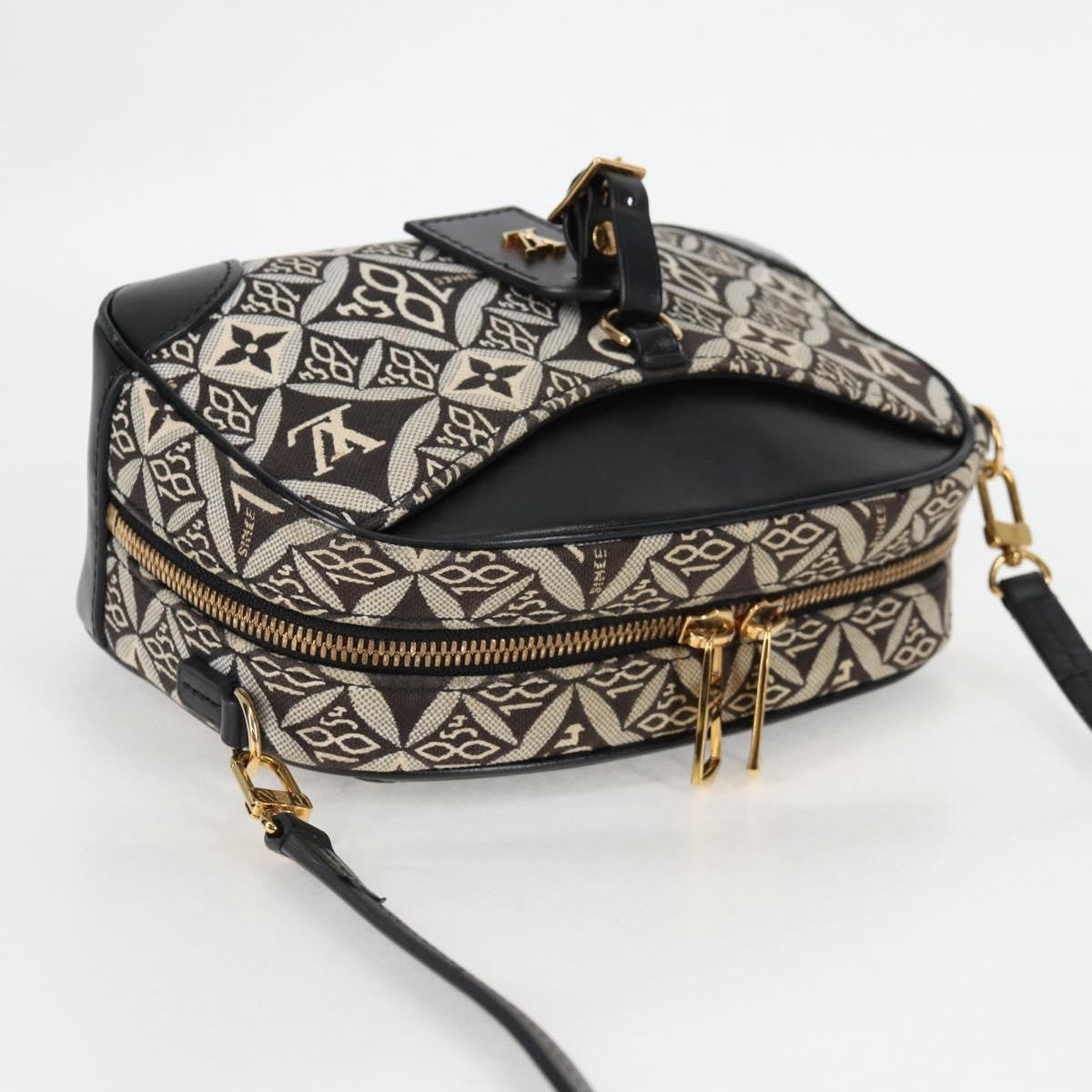 Louis Vuitton Deauville Handbag Limited Edition Since 1854 Monogram Jacquard, BLACK, CANVAS, Shoulder bag