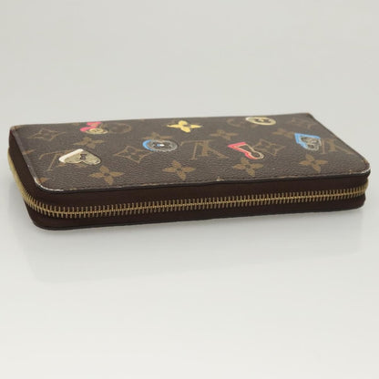 Louis Vuitton Zippy Wallet NM Monogram Lovelock, BROWN, CANVAS, Wallets