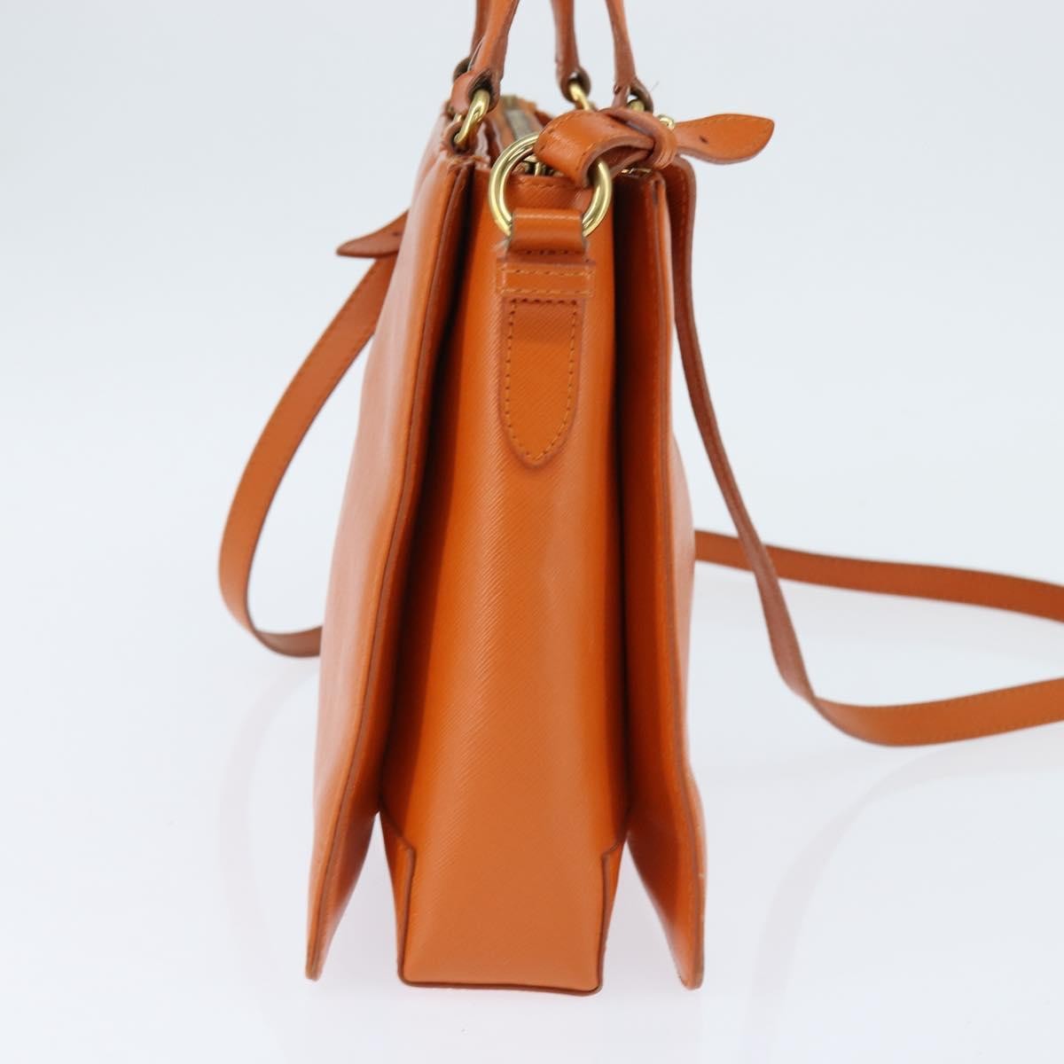 Salvatore Ferragamo Vala tote Leather, ORANGE, LEATHER, Tote bag