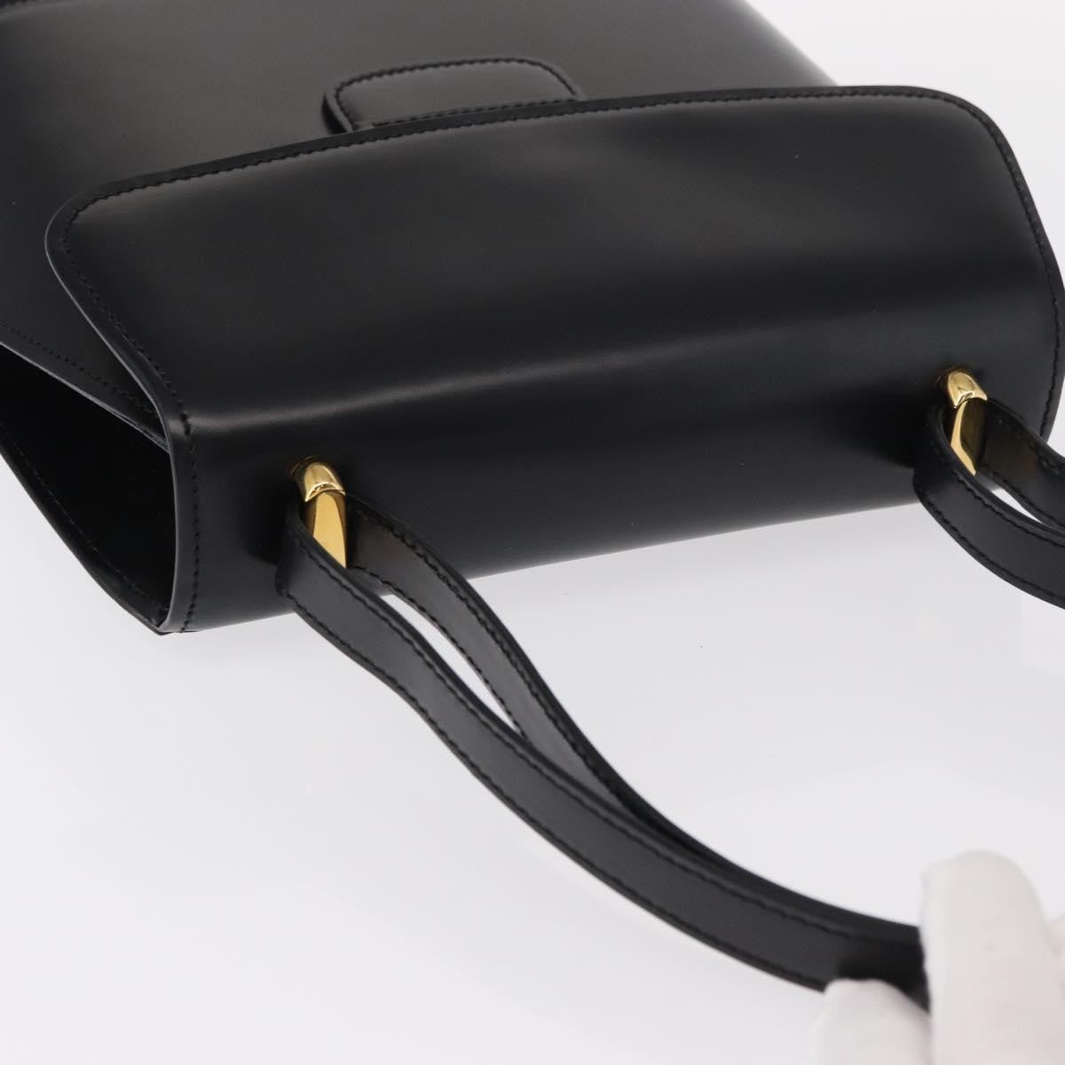 Bally Vintage Shoulder Bag Leather, BLACK, LEATHER, Shoulder bag