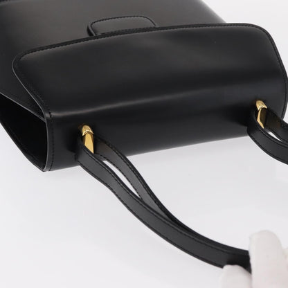 Bally Vintage Shoulder Bag Leather, BLACK, LEATHER, Shoulder bag
