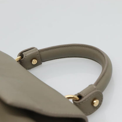 Salvatore Ferragamo Sofia Satchel Smooth Leather, GRAY, LEATHER, Handbag