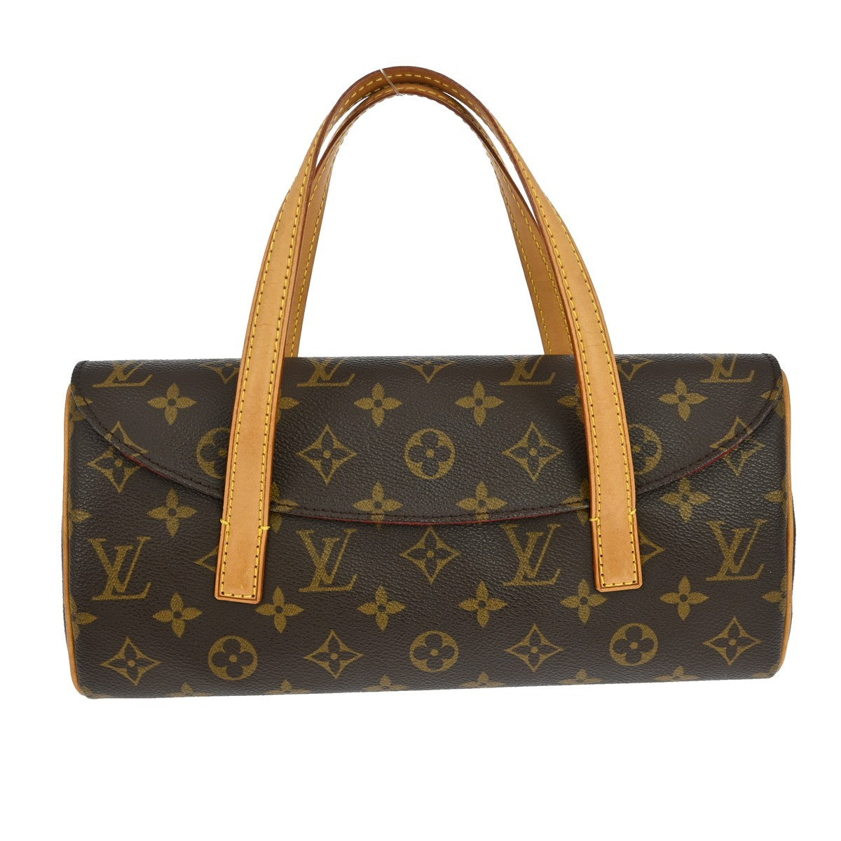 Louis Vuitton Sonatine Handbag Monogram Canvas, BROWN, CANVAS, Handbag