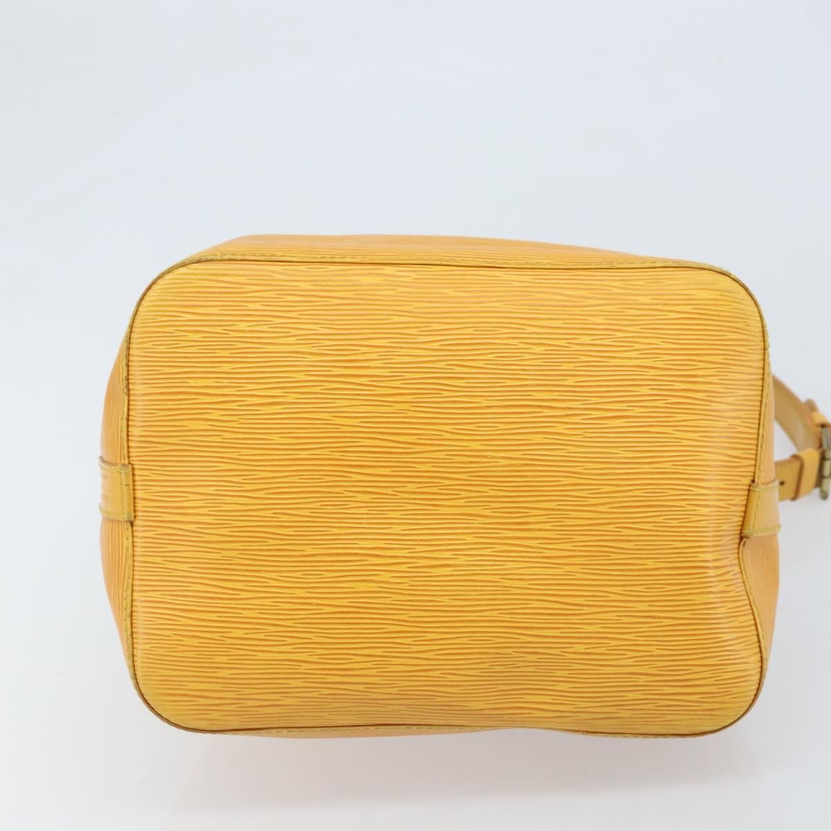 Louis Vuitton Petit Noe Handbag Epi Leather, Yellow, Leather, Shoulder Bag