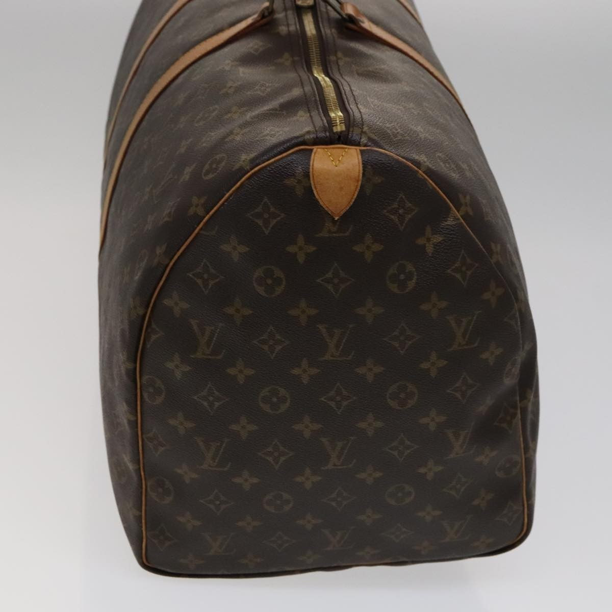 Louis Vuitton Keepall Bag Monogram Canvas, BROWN, CANVAS, Travel bag