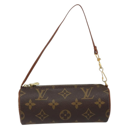 Louis Vuitton Papillon Pochette Monogram Canvas, BROWN, CANVAS, Clutche & pouche