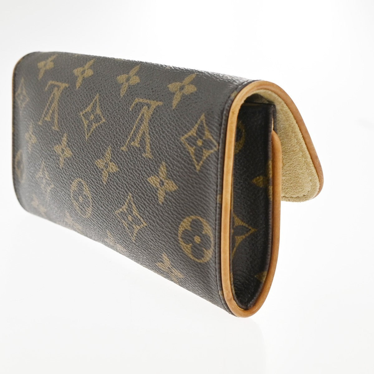 Louis Vuitton Twin Handbag Monogram Canvas, BROWN, CANVAS, Clutche & pouche